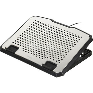 Подставка для ноутбука HAMA H-53064 (00053064) 15.6'' 270x370x30 мм 23 дБ 2x 140 мм FAN 698 г алюминий/пластик серебристый