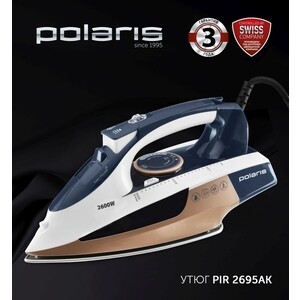 фото Утюг polaris pir 2695ak синий/роз зол