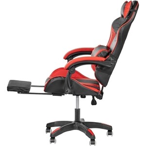 фото Игровое кресло bradex alfa pro с подножкой, черный-красный (fr 0677)