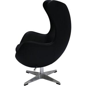 Кресло Bradex Egg Chair черный, натуральная кожа (FR 0808)
