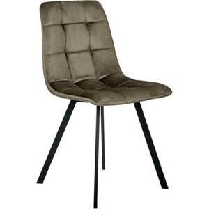 Стул Bradex Easy темно-коричневый, ножки черные (FR 0731) стул tetchair storm mod 807 металл ткань наппа темно коричневый