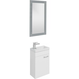 фото Мебель для ванной aquanet нота 40 l moduo левая, белая