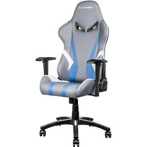 Премиум игровое кресло KARNOX HERO Lava Edition серо-синий (KX80010205-LA) игровое кресло viking 4 aero синий искусственная кожа ткань