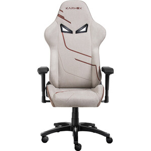 фото Премиум игровое кресло karnox hero genie edition коричневый тканевое (kx800113-ge)