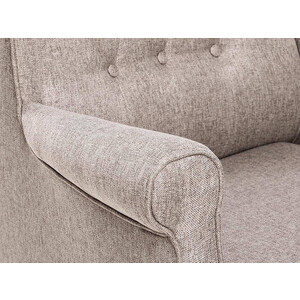 Кресло Leset Бруно ткань Preston 290 серый - фото 3