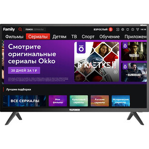 

Телевизор TELEFUNKEN TF-LED32S91T2S черный, TF-LED32S91T2S черный