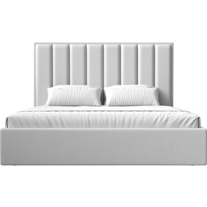 фото Интерьерная кровать лига диванов афродита 160 экокожа белый (113066)