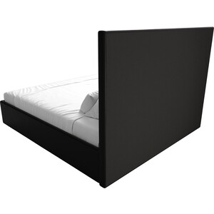 фото Интерьерная кровать лига диванов афродита 160 экокожа черный (113068)