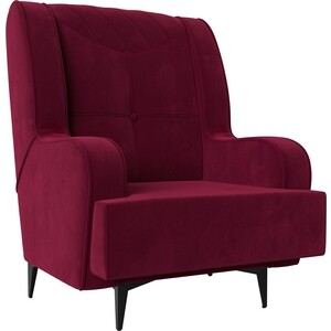 Кресло Лига Диванов Неаполь микровельвет бордовый (111961) кресло лига диванов неаполь микровельвет 111968