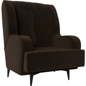 Кресло Лига Диванов Неаполь микровельвет коричневый (111965) кресло лига диванов неаполь микровельвет 111968