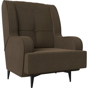 Кресло Лига Диванов Неаполь рогожка коричневый (111970) кресло лига диванов неаполь микровельвет 111968