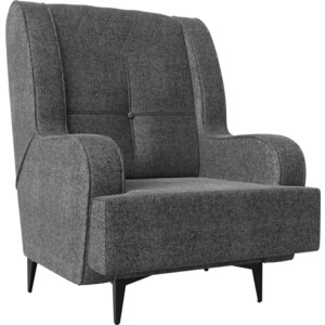 Кресло Лига Диванов Неаполь рогожка серый (111971) кресло лига диванов неаполь велюр 111957
