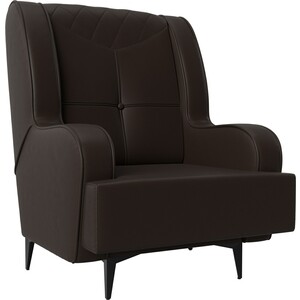 Кресло Лига Диванов Неаполь экокожа коричневый (111974) кресло лига диванов неаполь микровельвет коричневый 111965