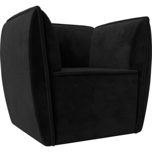 Кресло Лига Диванов Бергамо велюр черный (111990) кресло лига диванов неаполь велюр 111957