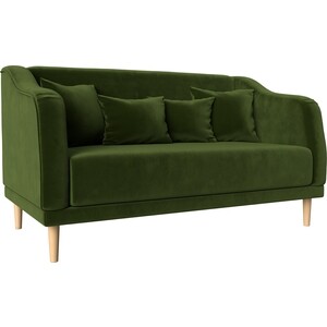 Кухонный диван Лига Диванов Киото микровельвет зеленый (113080) прямой диван лига диванов лиссабон микровельвет зеленый