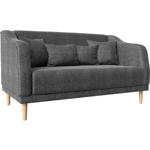 Кухонный диван Лига Диванов Киото рогожка серый (113088) модульный диван лига диванов холидей рогожка серый п образный