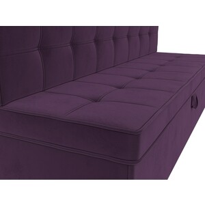 Кухонный диван Лига Диванов Техас велюр фиолетовый (113101)