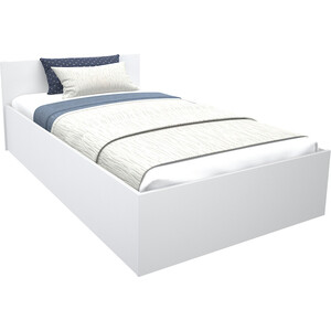 Кровать МДК КР11 белый кровать сильва нм 011 53 симпл белый фасадный slv101753
