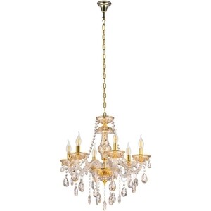 фото Подвесная люстра lumina deco eliza ldp 7025-6 gd