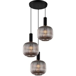 фото Подвесная люстра lumina deco gato ldp 1217-3 gy+bk