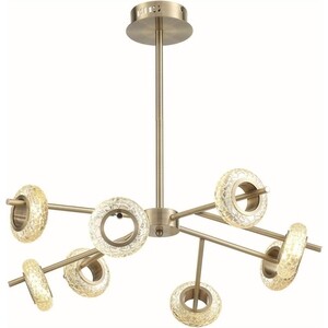 фото Подвесная светодиодная люстра escada 10252/8led brass