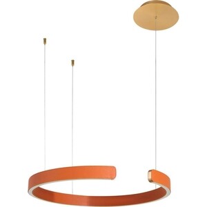 фото Подвесной светодиодный светильник loft it ring 10025/400 orange