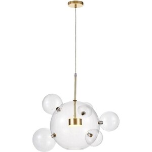 фото Подвесной светодиодный светильник lumina deco neroni ldp 6016-5+1 gd