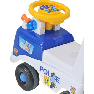 Каталка Everflo Полицейская машина ЕС-902Р blue с родительской ручкой