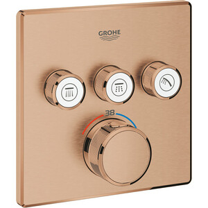 фото Термостат для ванны grohe smartcontrol встраиваемый, для механизма 35600, теплый закат (29126dl0)