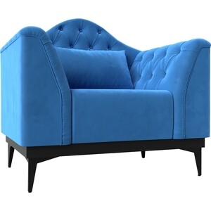 Кресло Лига Диванов Флорида велюр голубой (112281) кресло лига диванов флорида велюр голубой 112282