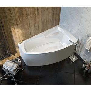 Акриловая ванна BAS Камея Pro 150х90 правая, с каркасом, фронтальная панель (В А0118, Э 00118)