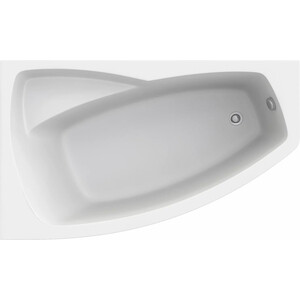 Акриловая ванна BAS Камея Pro 160х95 левая, с каркасом, без гидромассажа (В А0119) акриловая ванна bas камея pro 160х95 левая с каркасом без гидромассажа в а0119