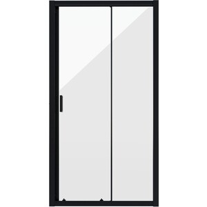 Душевая дверь Niagara Nova 90х195 прозрачная, черная (NG-82-9AB) душевая дверь ambassador benefit 120x200 тонированная черная 19022201hbb