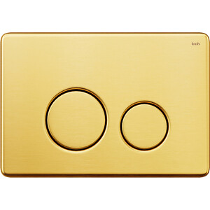 Клавиша смыва IDDIS Unisteel золото матовый (UNS01GGi77) комплект 2 в1 инсталляция и клавиша смыва белая iddis optima home 200х497х1340 мм