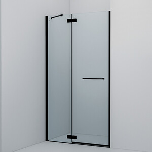 Душевая дверь IDDIS Slide 110х195 прозрачная, черный (SLI6BH1i69) душевая дверь iddis slide sli6bh2i69 1200x1950 мм прозрачная распашная