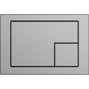 Кнопка смыва Cersanit Corner пластик, хром матовый (64107) мозаика ametis supreme platinum sm01 corner непол левый 29 8x59 8