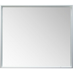 Зеркало De Aqua Алюминиум LED 100х75 с подсветкой, серебро (261697) зеркало de aqua алюминиум led 80х75 с подсветкой серебро 261695