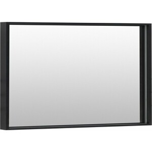 Зеркало De Aqua Алюминиум LED 120х75 с подсветкой, черный (261705) зеркало de aqua смарт 120х75 с подсветкой 205766