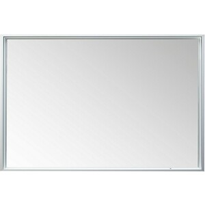 Зеркало De Aqua Алюминиум LED 140х75 с подсветкой, серебро (261699) пепельница для авто torso с подсветкой 7 5×9 см серебро