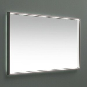 Зеркало De Aqua Алюминиум LED 140х75 с подсветкой, серебро (261699)