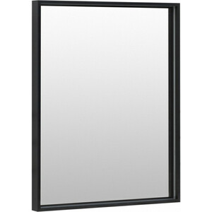 Зеркало De Aqua Алюминиум LED 60х75 с подсветкой, черный (261700) зеркало de aqua тренд 120х75 с подсветкой 205770