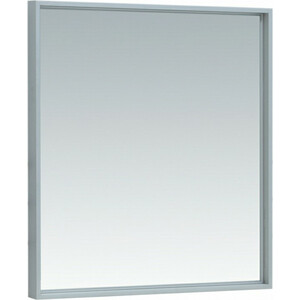 Зеркало De Aqua Алюминиум LED 70х75 с подсветкой, серебро (261694) зеркало de aqua тренд 120х75 с подсветкой 205770