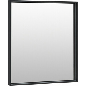 Зеркало De Aqua Алюминиум LED 70х75 с подсветкой, черный (261701) зеркало de aqua алюминиум led 120х75 с подсветкой 261705