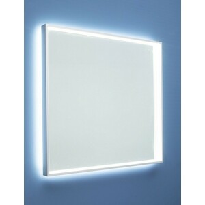Зеркало De Aqua Алюминиум LED 80х75 с подсветкой, серебро (261695)