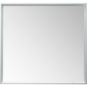 Зеркало De Aqua Алюминиум LED 90х75 с подсветкой, серебро (261696) зеркало de aqua сильвер 90х75 серебро 261665