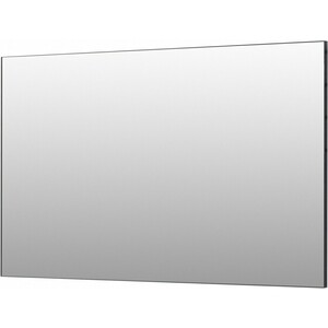 Зеркало De Aqua Сильвер 120х75 черный (261675) зеркало de aqua смарт 120х75 с подсветкой 205766