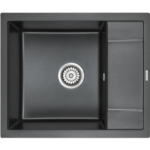 Кухонная мойка Paulmark Optimum 50х60 черный (PM216050-BL) шредер rexel optimum autofeed 300xp eu 2020300xeu