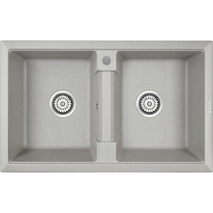 Кухонная мойка Paulmark Zwilling 81х50 серый (PM238150-GR) набор для вакуумного хранения zwilling s m l 3 шт стекло
