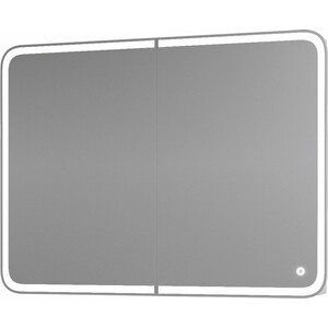 Зеркальный шкаф Grossman Адель LED 100х80 сенсорный выключатель (2010004) зеркальный шкаф sancos hilton 90х74 с подсветкой ручной выключатель z900