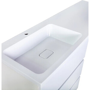 Мебель для ванной Orange Optima 70 (130L) напольная, под стиральную машину, белый глянец